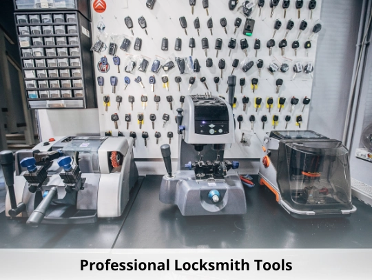 locksmith tools and high-security locks